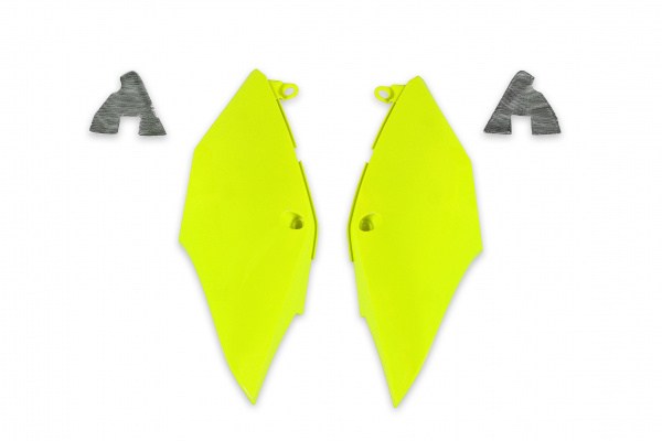 Side Panels neon yellow for Honda CRF 250 R - CRF 450 R - CRF 250 RX - CRF 450 RX - CRF 300 RX - CRF 250 RX ENDURO - CRF 250... Side Panels neon yellow for Honda CRF 250 R - CRF 450 R - CRF 250 RX - CRF 450 RX - CRF 300 RX - CRF 250 RX ENDURO - CRF 250...